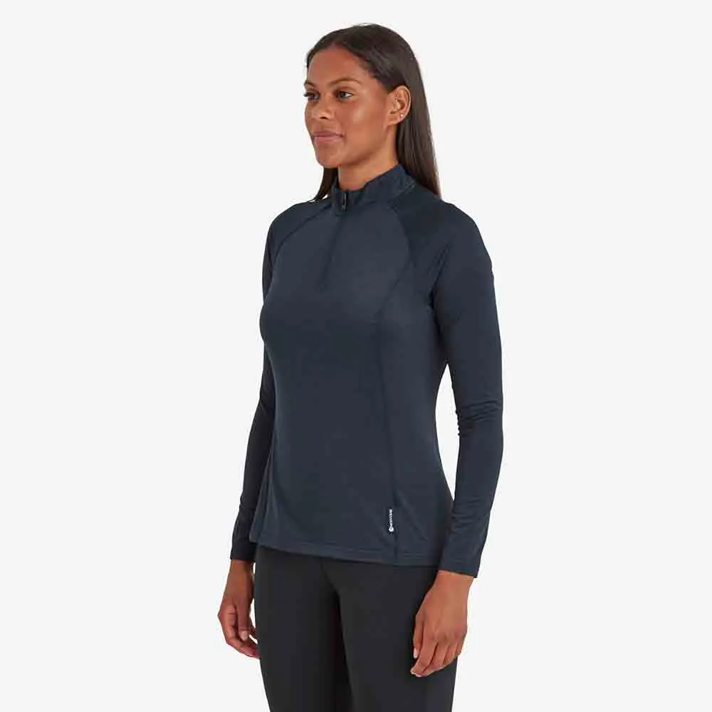 女裝長袖保暖快乾衫 Women's Dart Thermo Zip