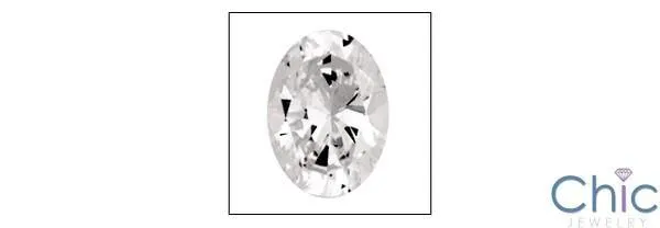 0.25 Ct Oval Cubic Zirconia CZ Loose stone