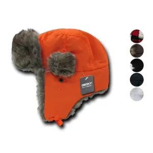 1 Dozen Aviator Bomber Soft Faux Fur Ear Flap Hat Cap Trooper Trapper Wholesale
