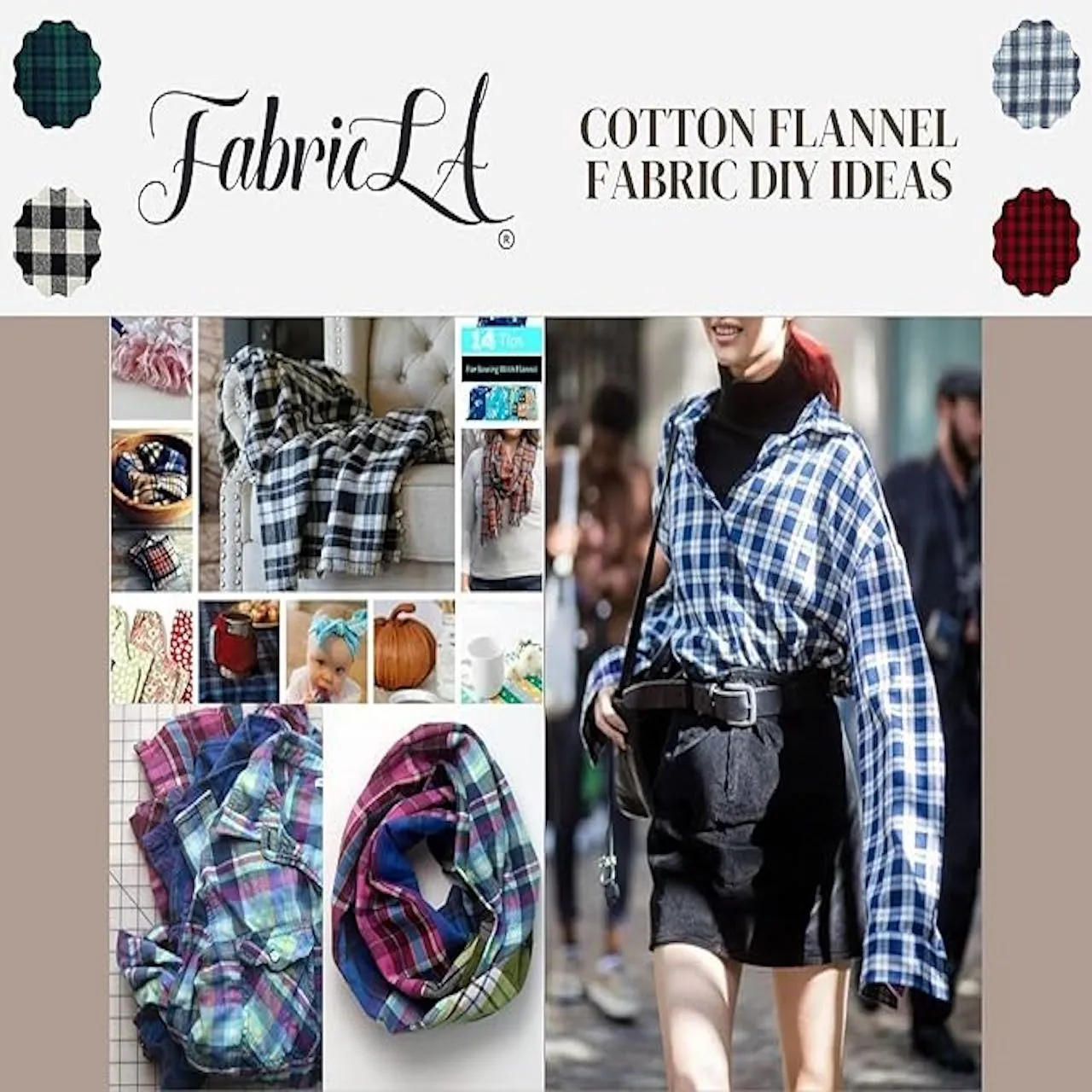 100% Cotton Flannel Fabric | 60 inches Wide | Sold By The Yard | Blanket, Pillowcases, Quilting, Sewing, PJ, Shirt, | 14