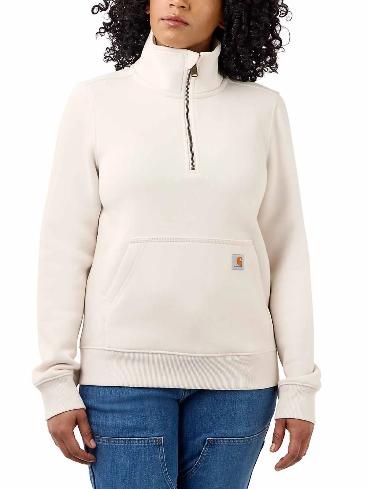 105657&#x20;Women&#x27;s&#x20;Work&#x20;Sweater&#x20;Mock&#x20;Neck&#x20;Half&#x20;Zip&#x20;-&#x20;Carhartt