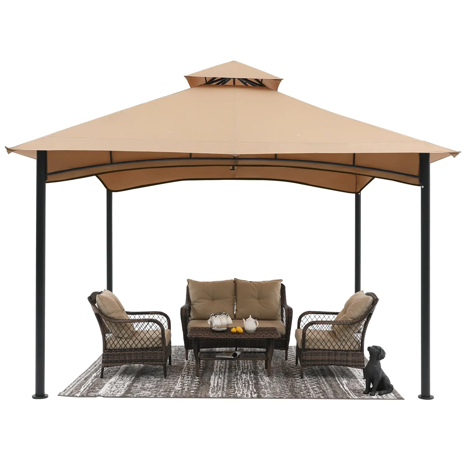 10x10 Outdoor Patio Gazebo Canopy for Garden