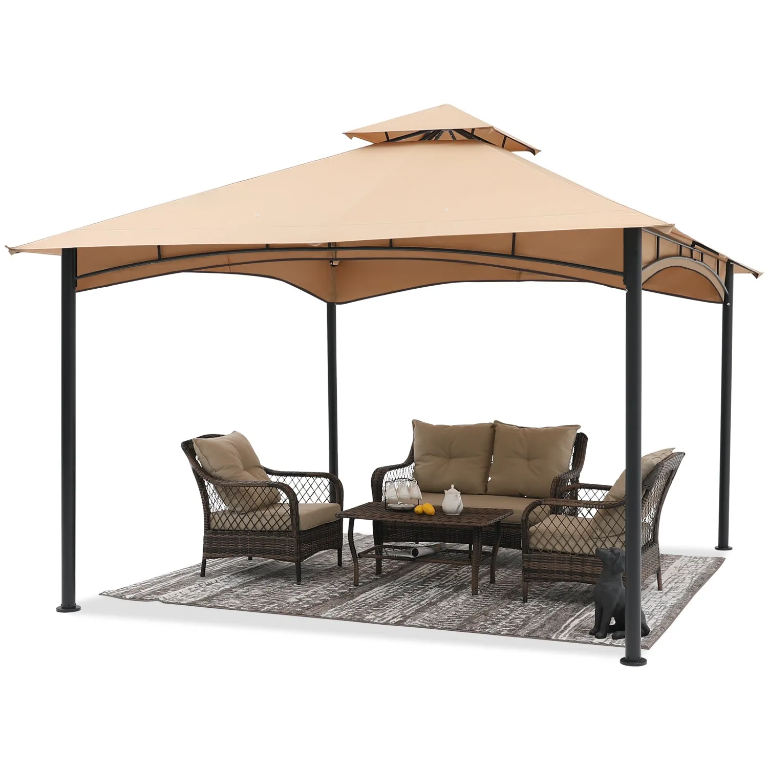 10x10 Outdoor Patio Gazebo Canopy for Garden