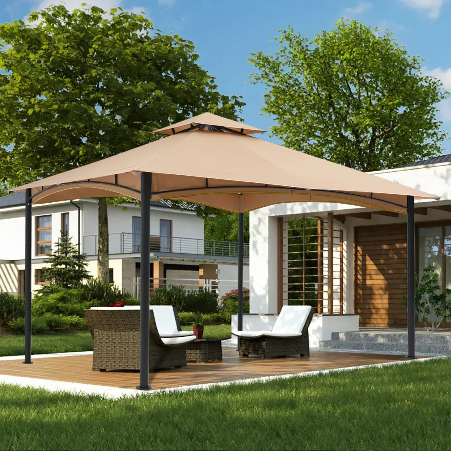 10x10 Outdoor Patio Gazebo Canopy for Garden