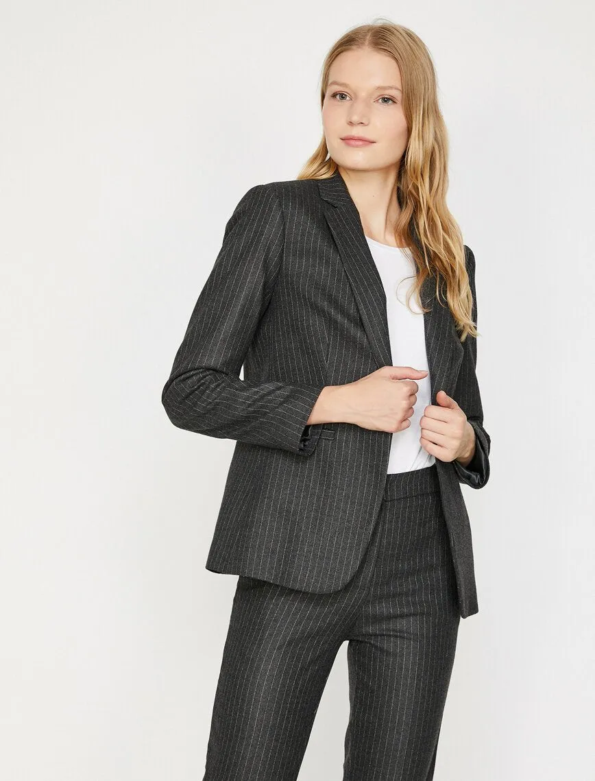 14930 Grey Striped Jacket