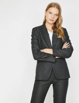 14930 Grey Striped Jacket