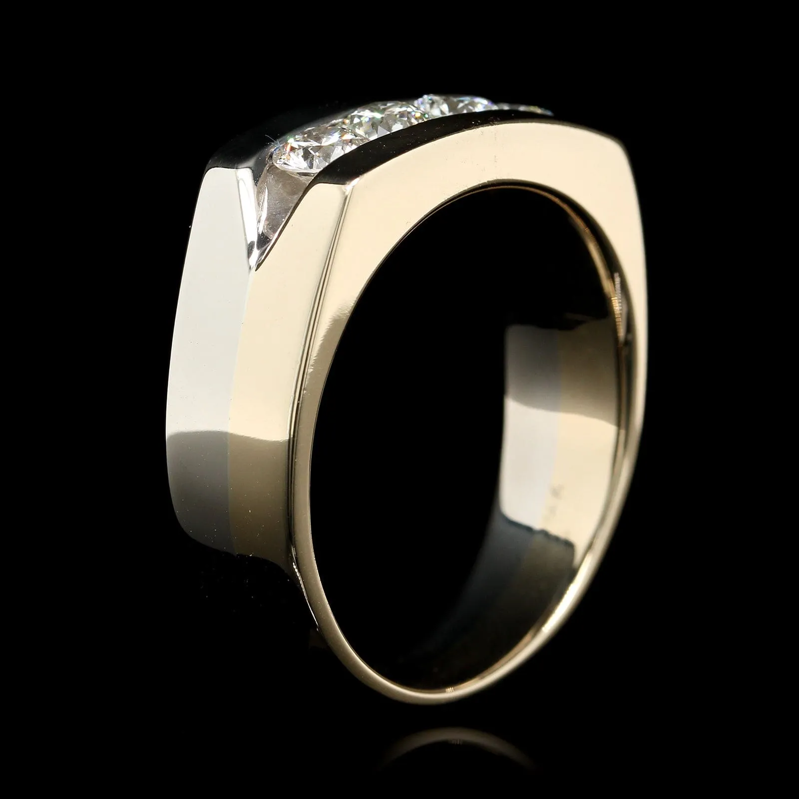 14K Two-tone Gold Estate Diamond Ring