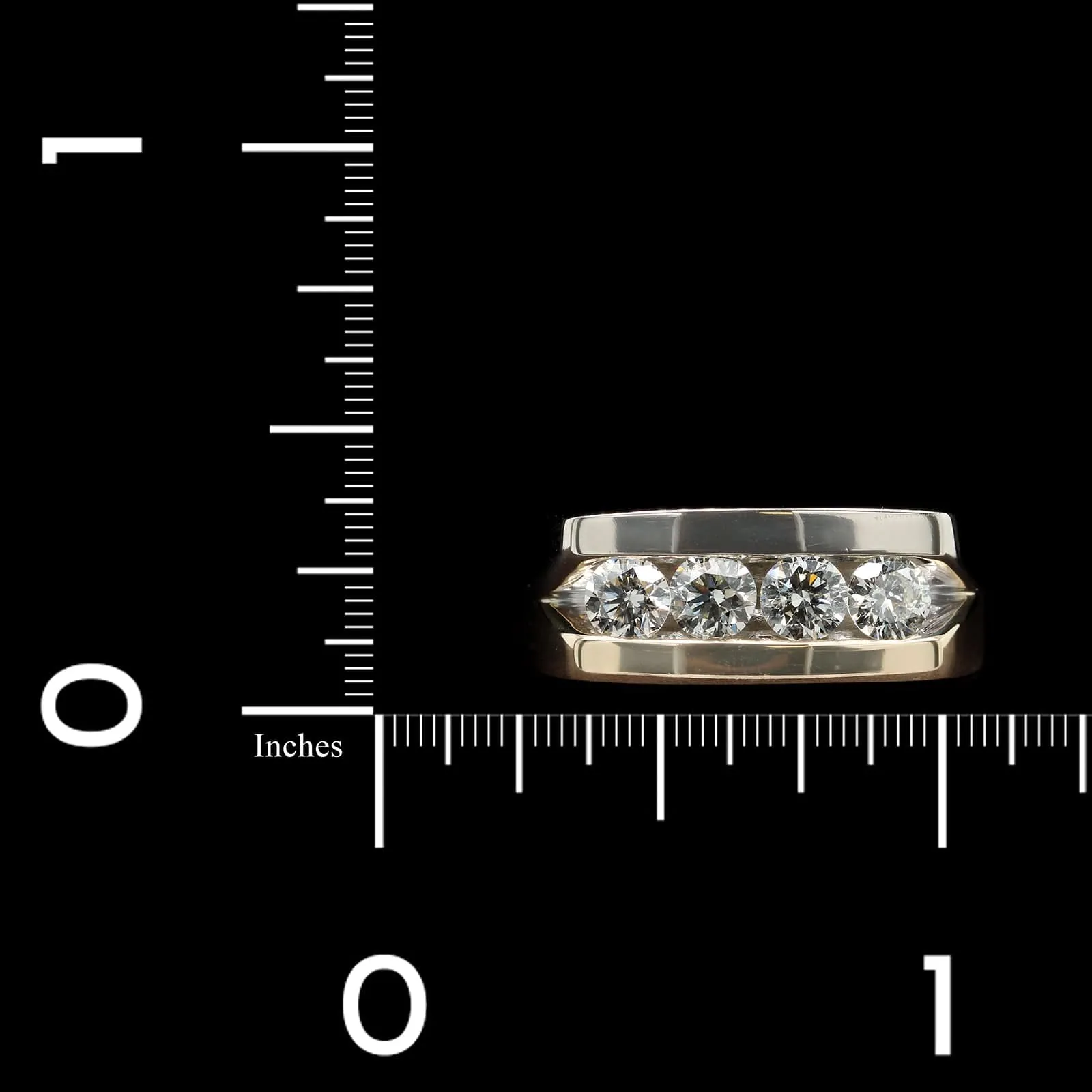 14K Two-tone Gold Estate Diamond Ring