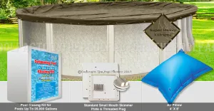 14'x20' Oval Super Heavy XXtreme Closing Package (Small Mouth Plate)