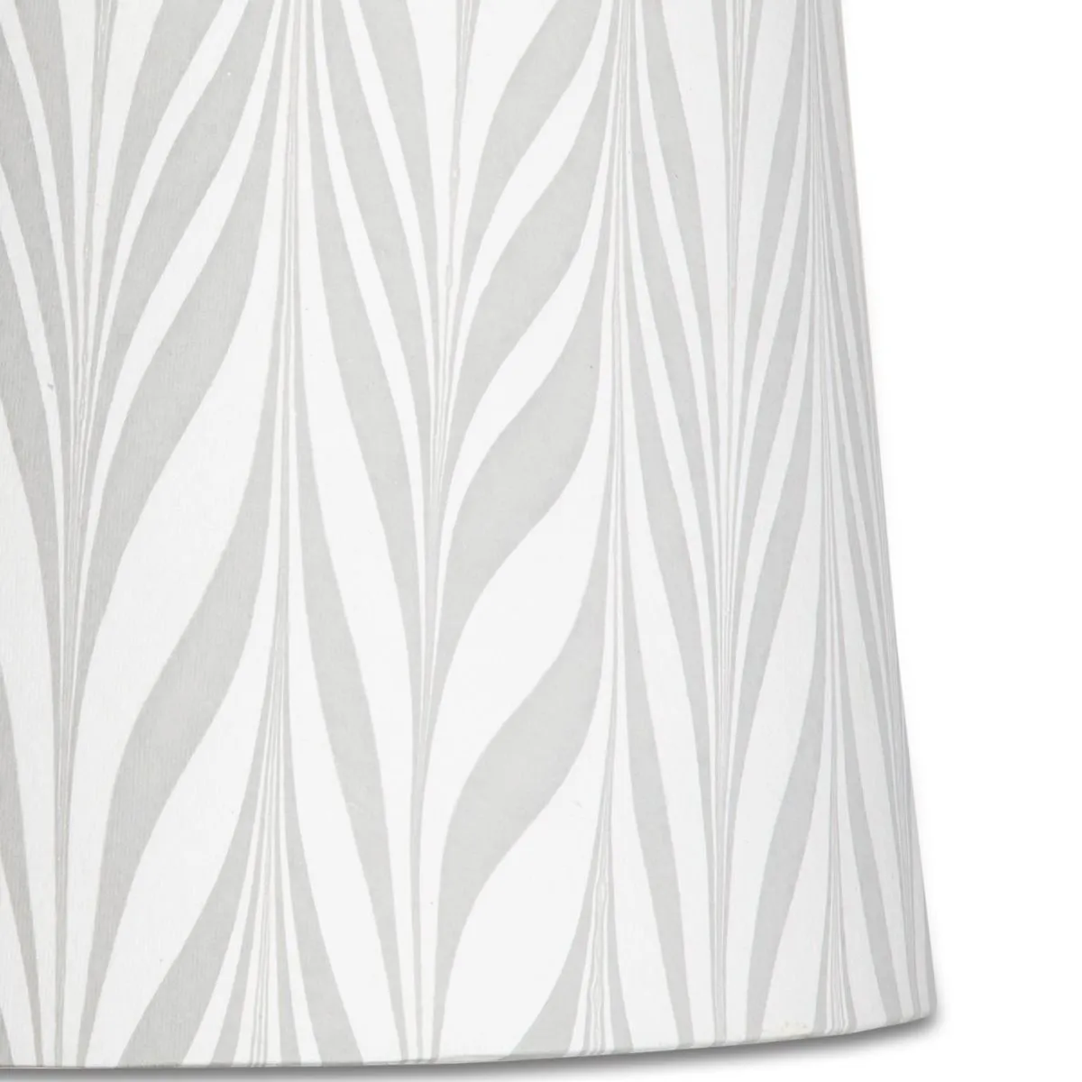 16cm empire shade in hand made marbled paper in grey savio