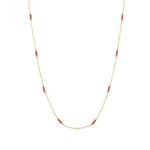16" Apple Bar Chain Necklace