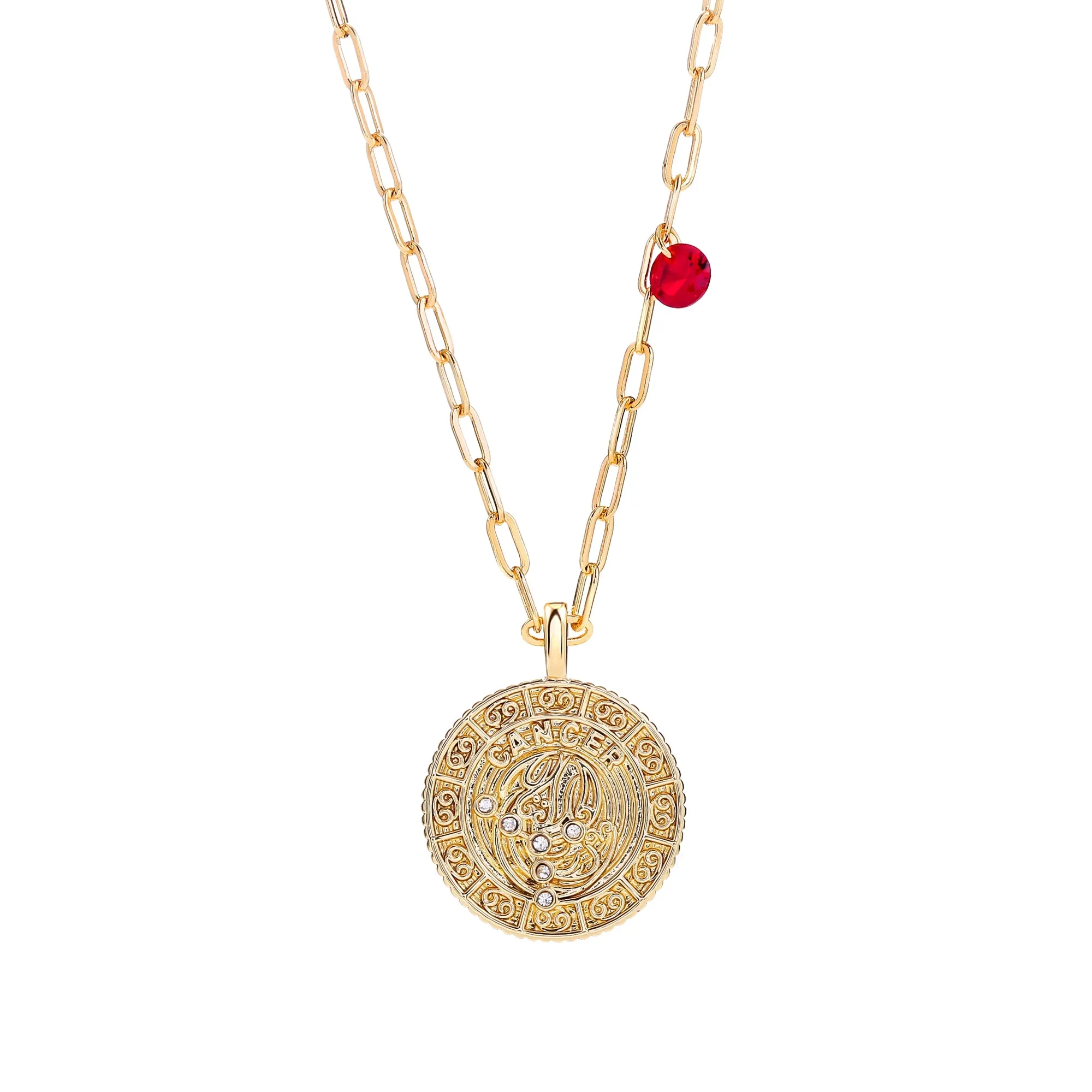 18K Gold Plated Zodiac Birth Coin
