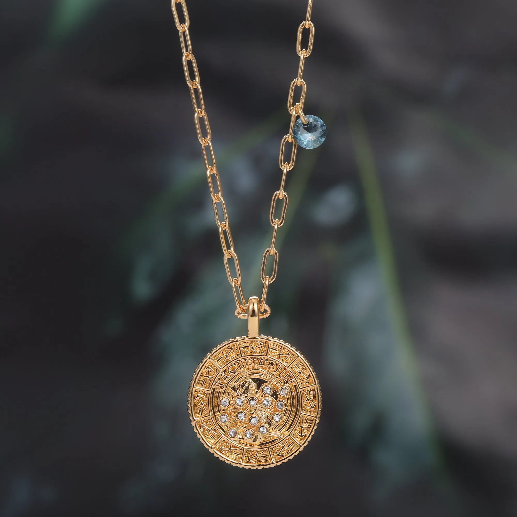 18K Gold Plated Zodiac Birth Coin