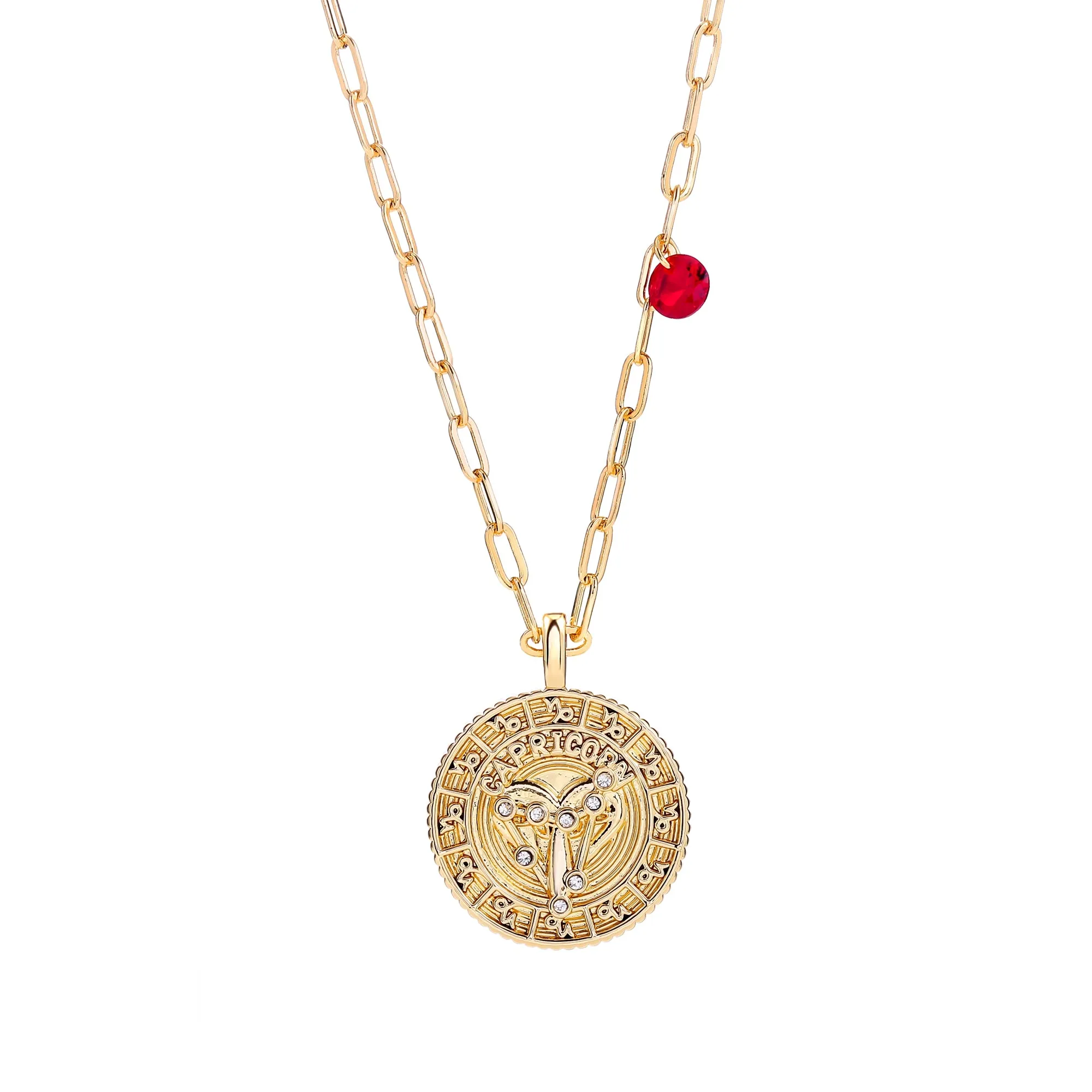 18K Gold Plated Zodiac Birth Coin