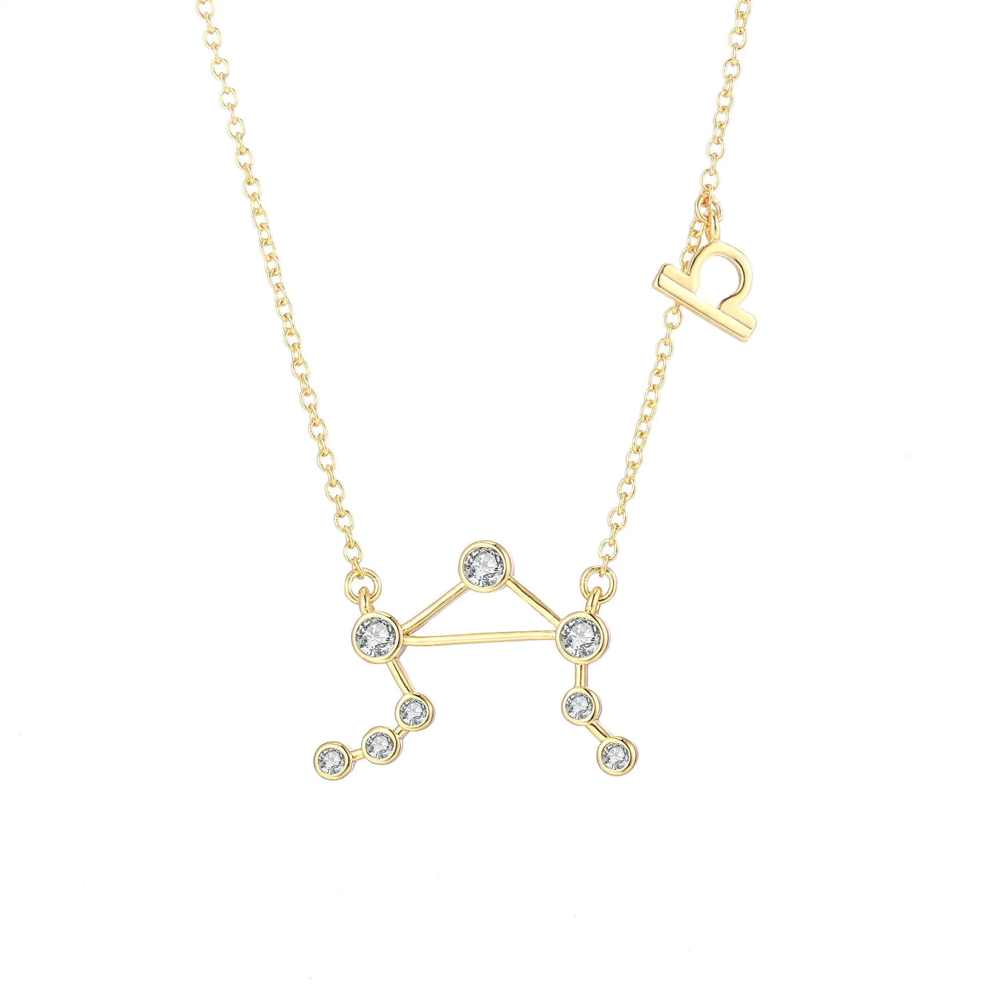 18K Gold Plated Zodiac Constellation Necklace