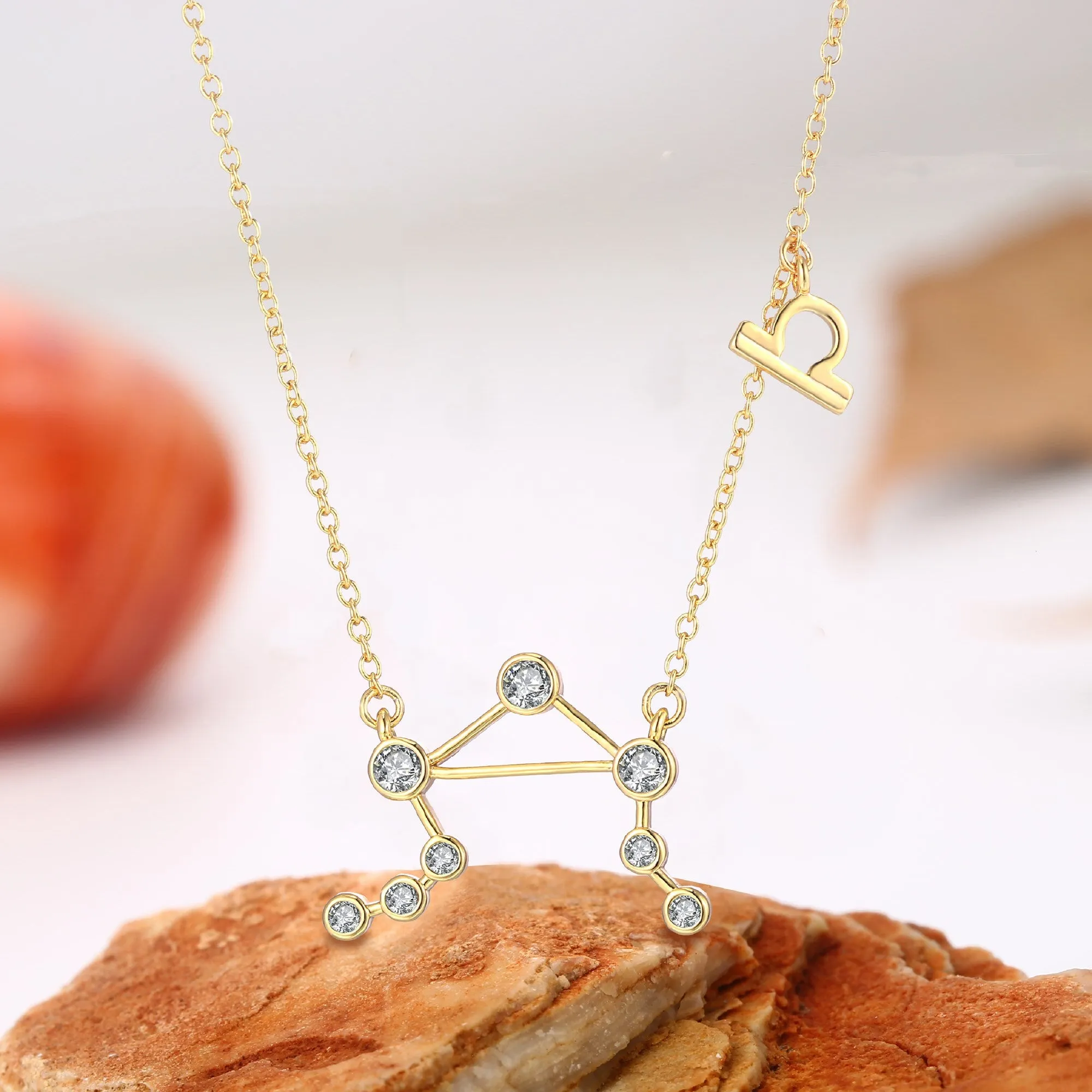18K Gold Plated Zodiac Constellation Necklace