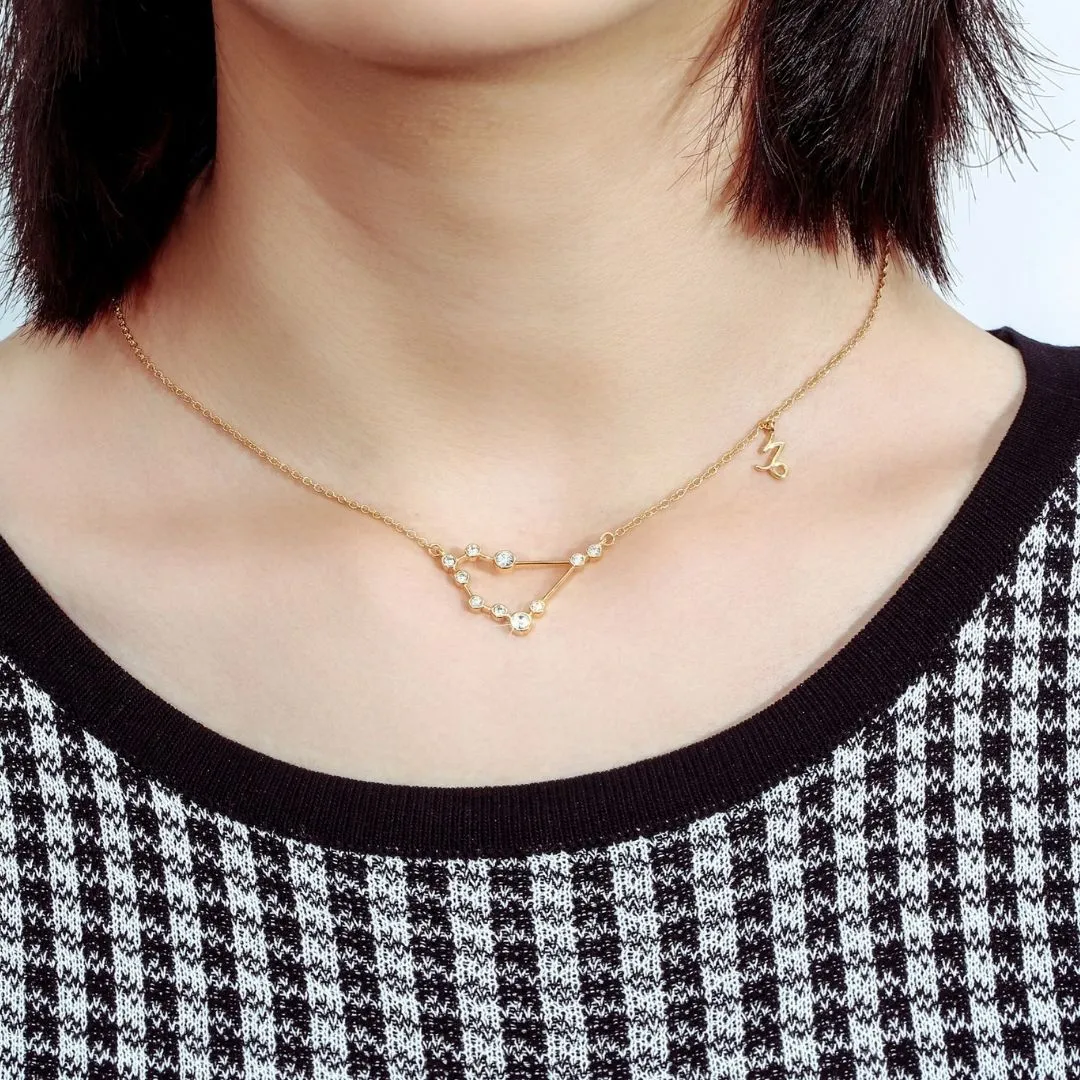 18K Gold Plated Zodiac Constellation Necklace