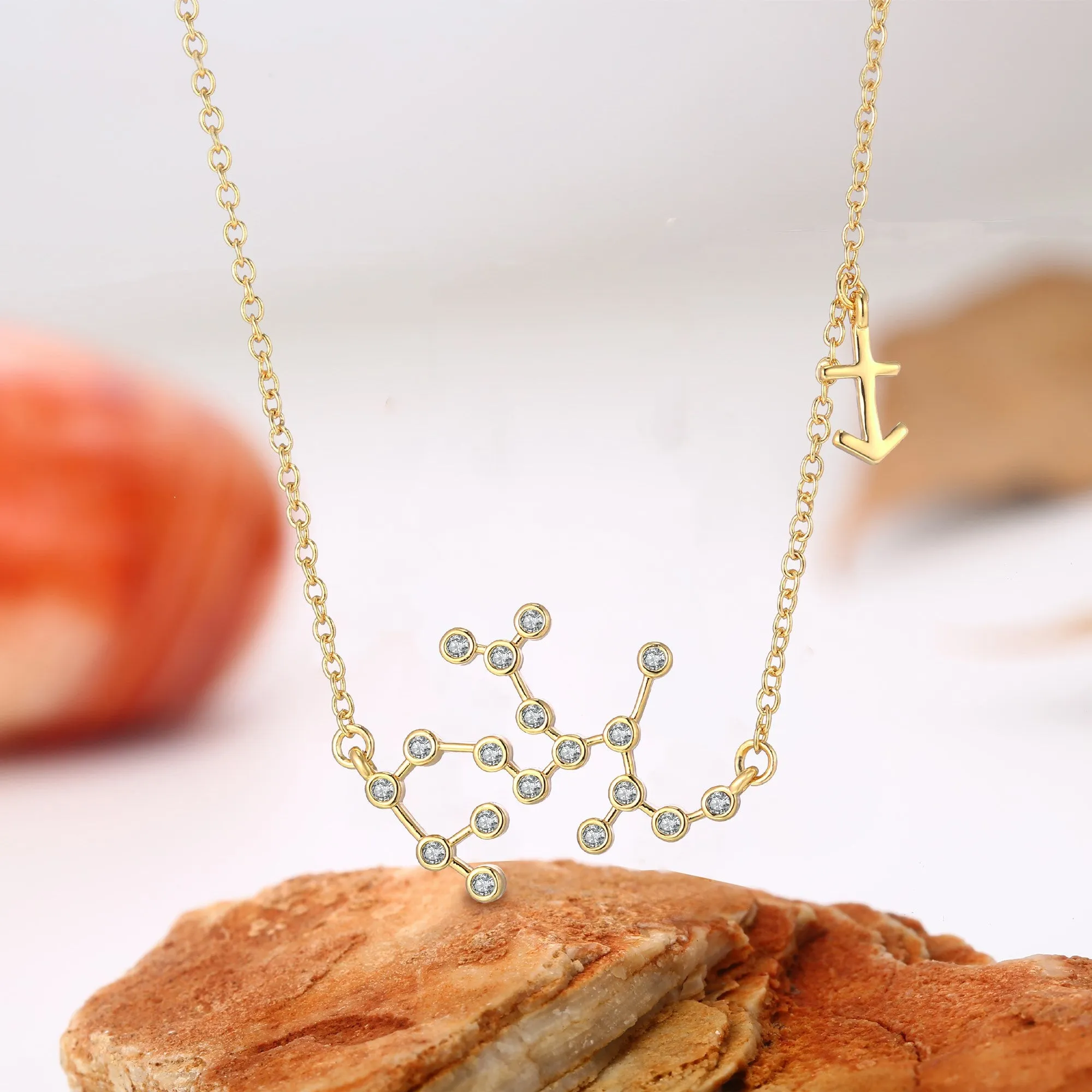 18K Gold Plated Zodiac Constellation Necklace
