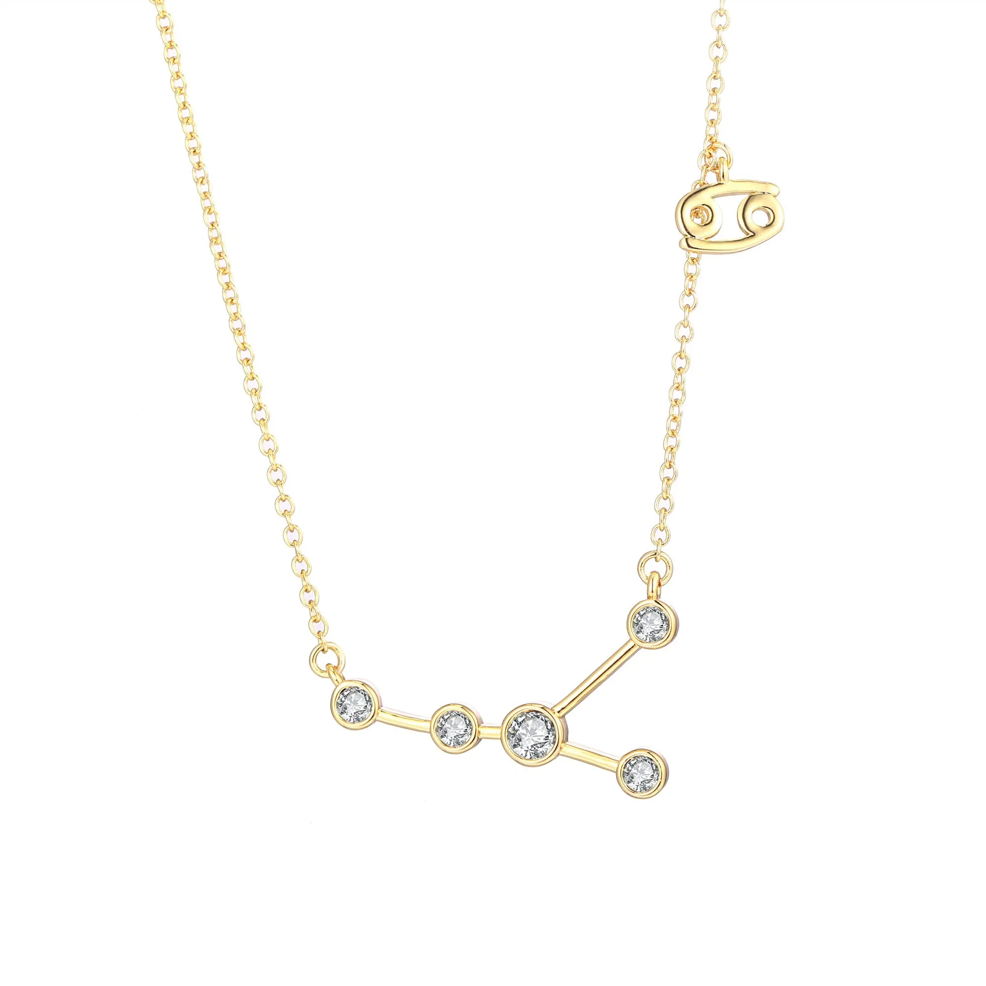 18K Gold Plated Zodiac Constellation Necklace