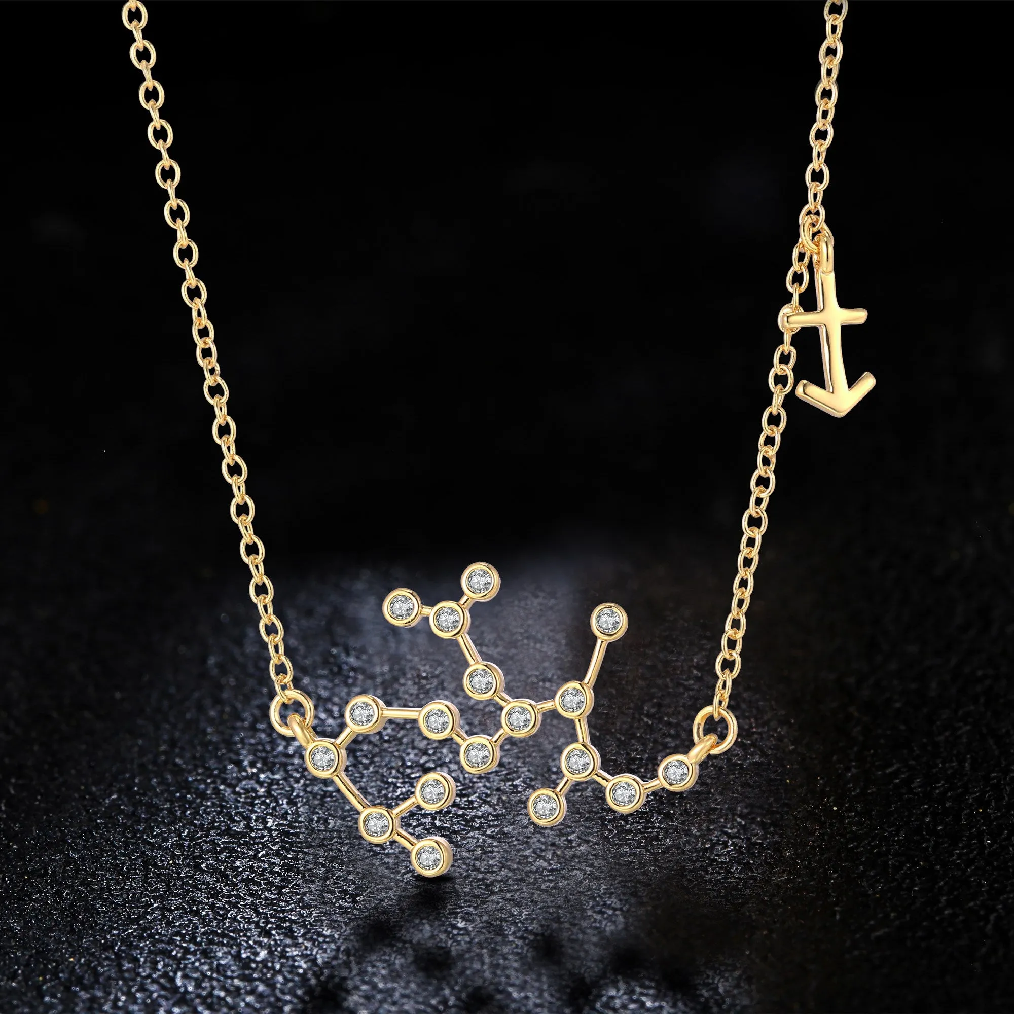 18K Gold Plated Zodiac Constellation Necklace
