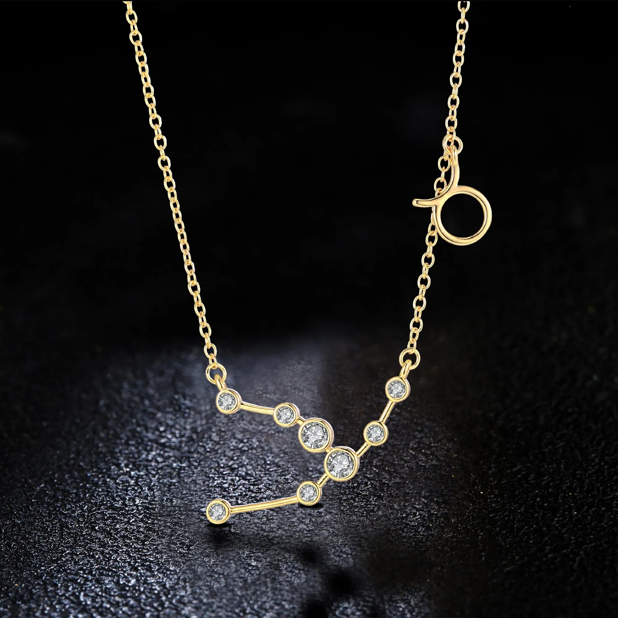 18K Gold Plated Zodiac Constellation Necklace