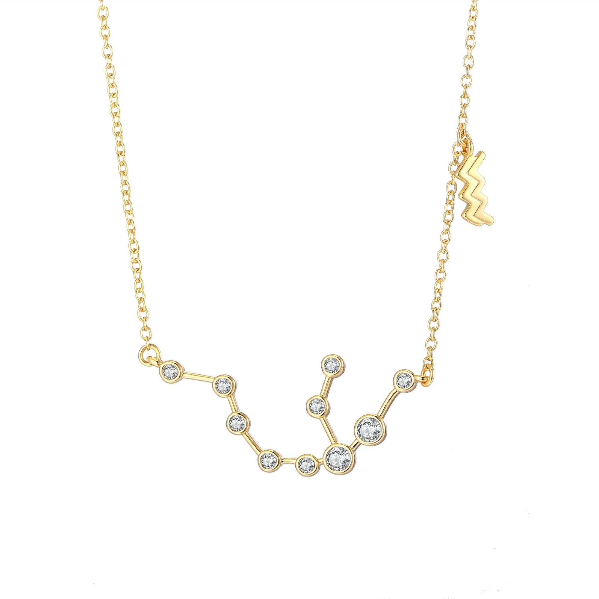 18K Gold Plated Zodiac Constellation Necklace