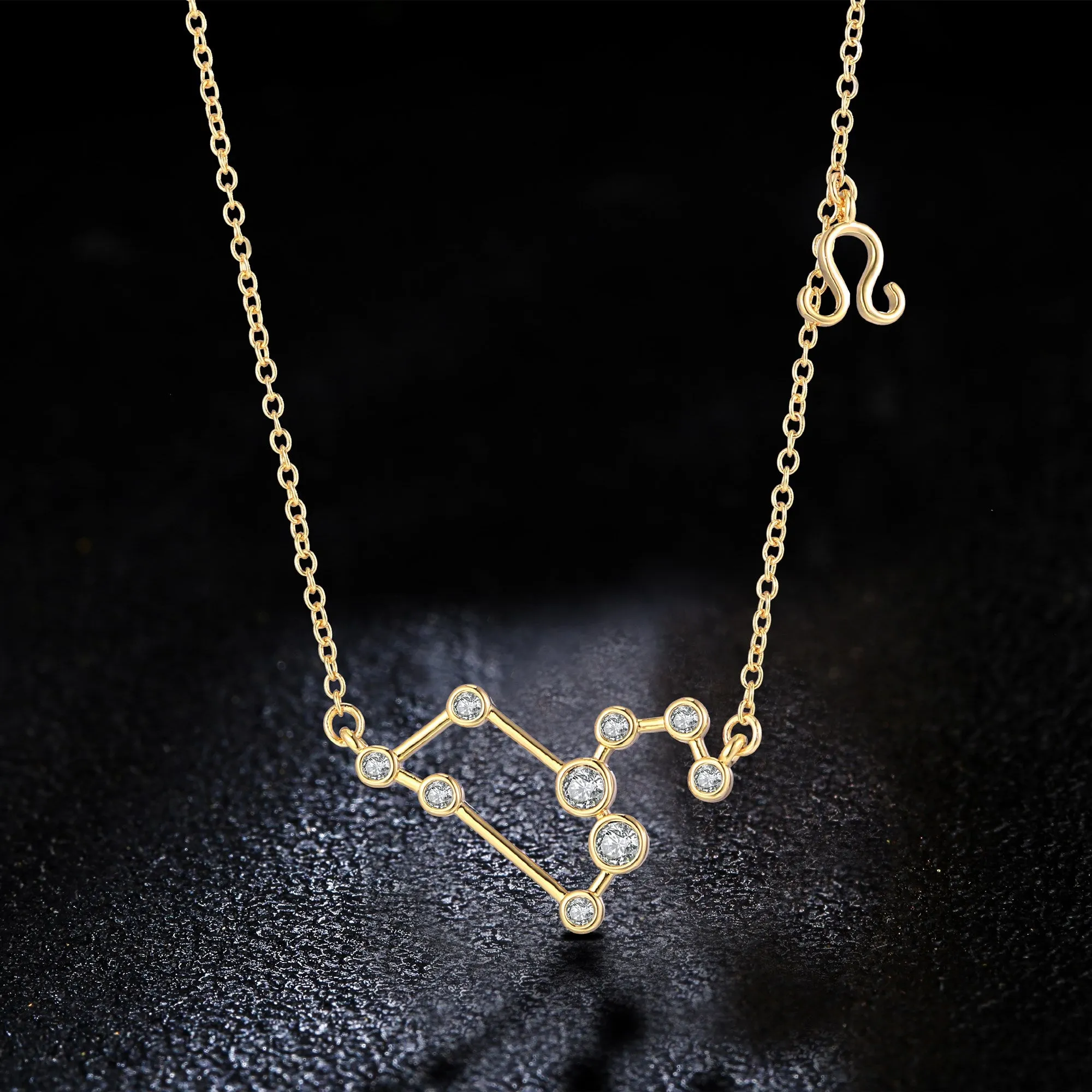 18K Gold Plated Zodiac Constellation Necklace