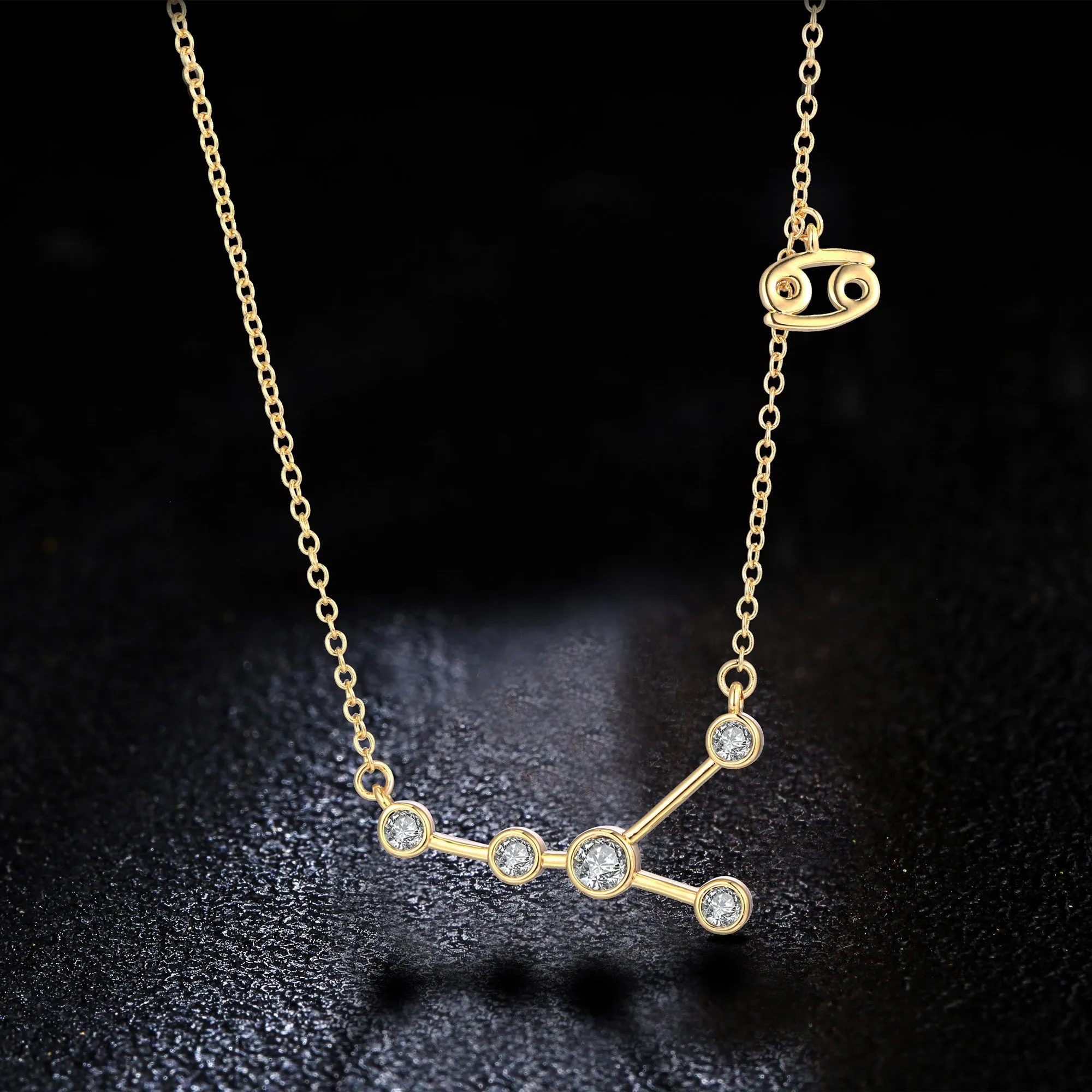 18K Gold Plated Zodiac Constellation Necklace