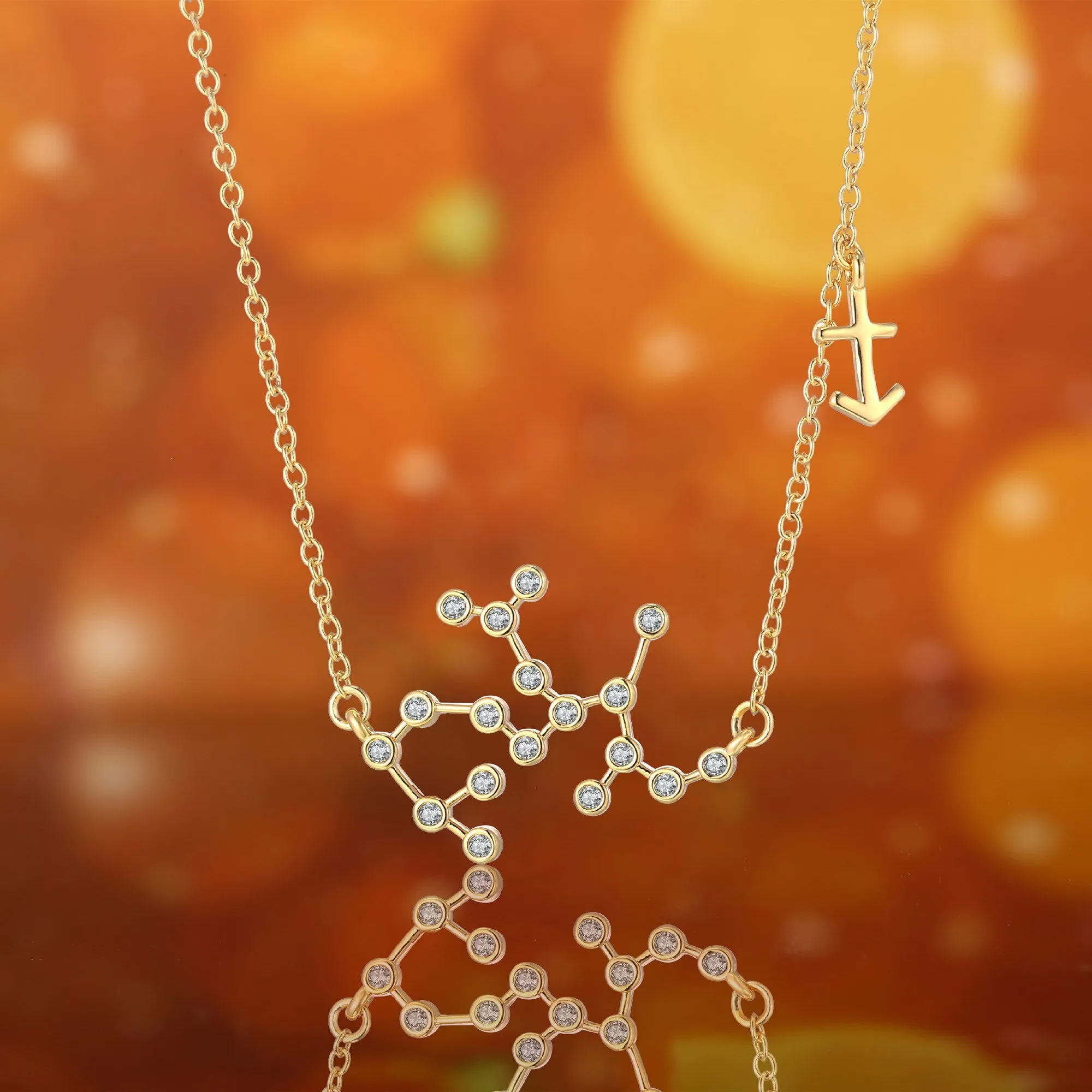18K Gold Plated Zodiac Constellation Necklace