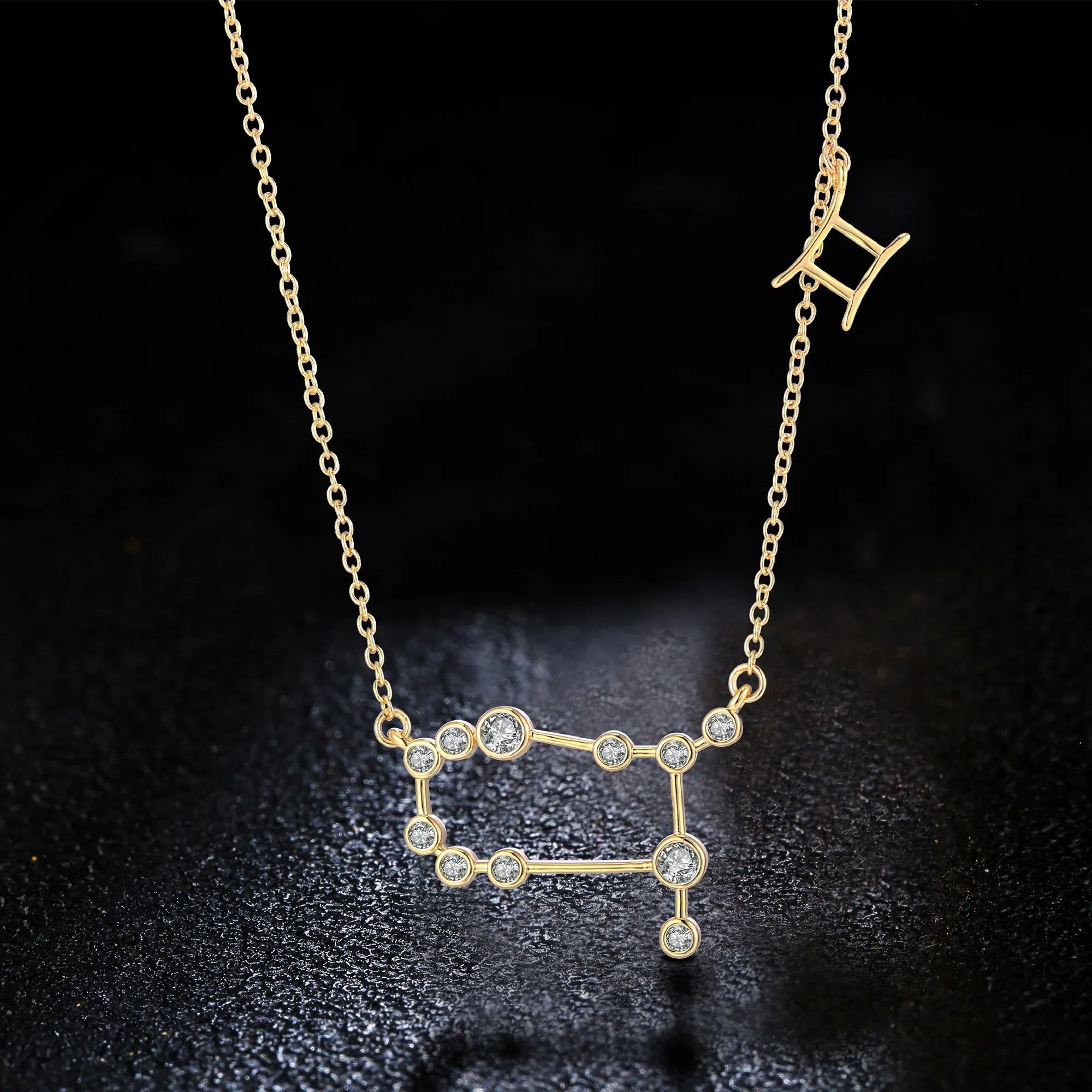 18K Gold Plated Zodiac Constellation Necklace