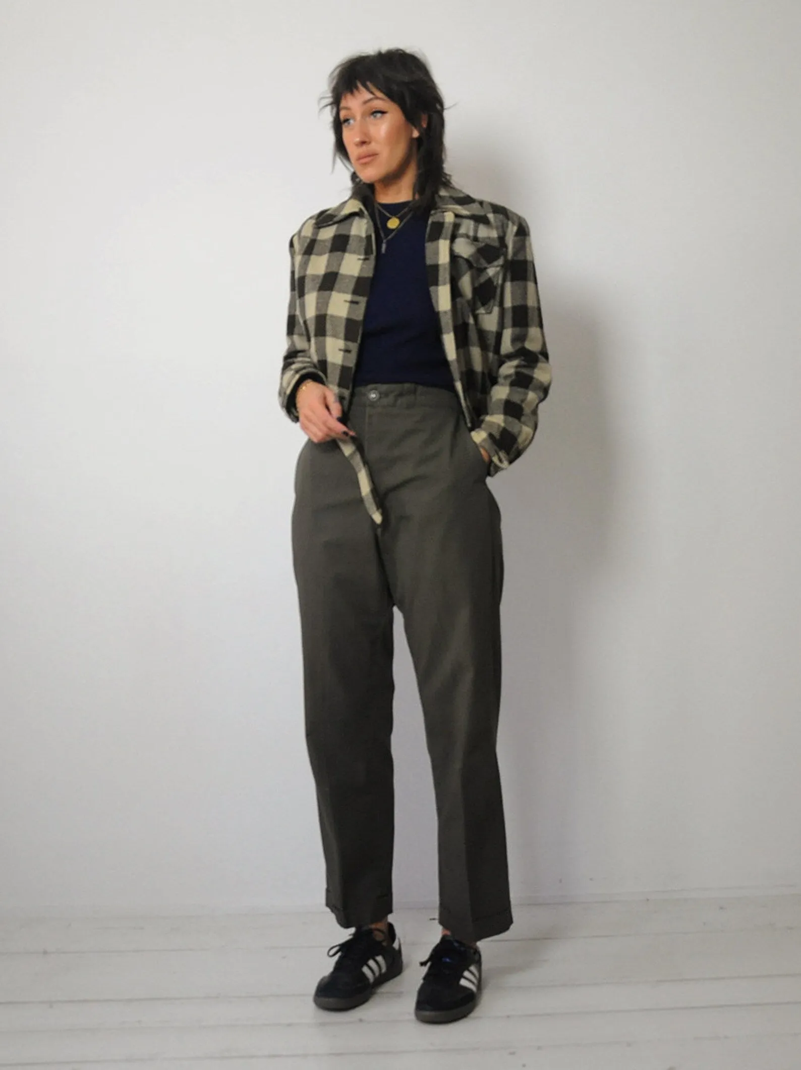 1940's Sno Fo Plaid Wool Jacket
