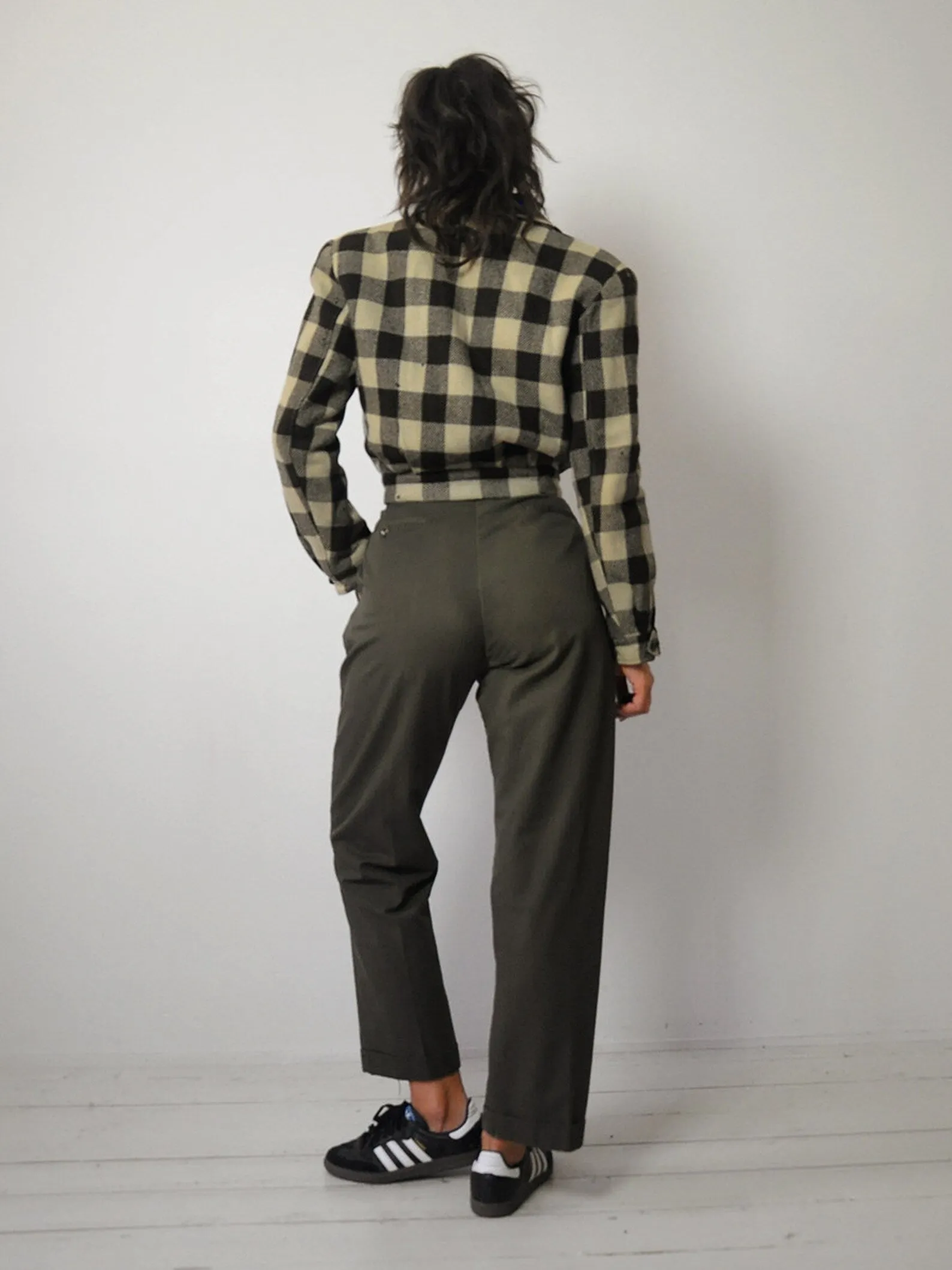 1940's Sno Fo Plaid Wool Jacket