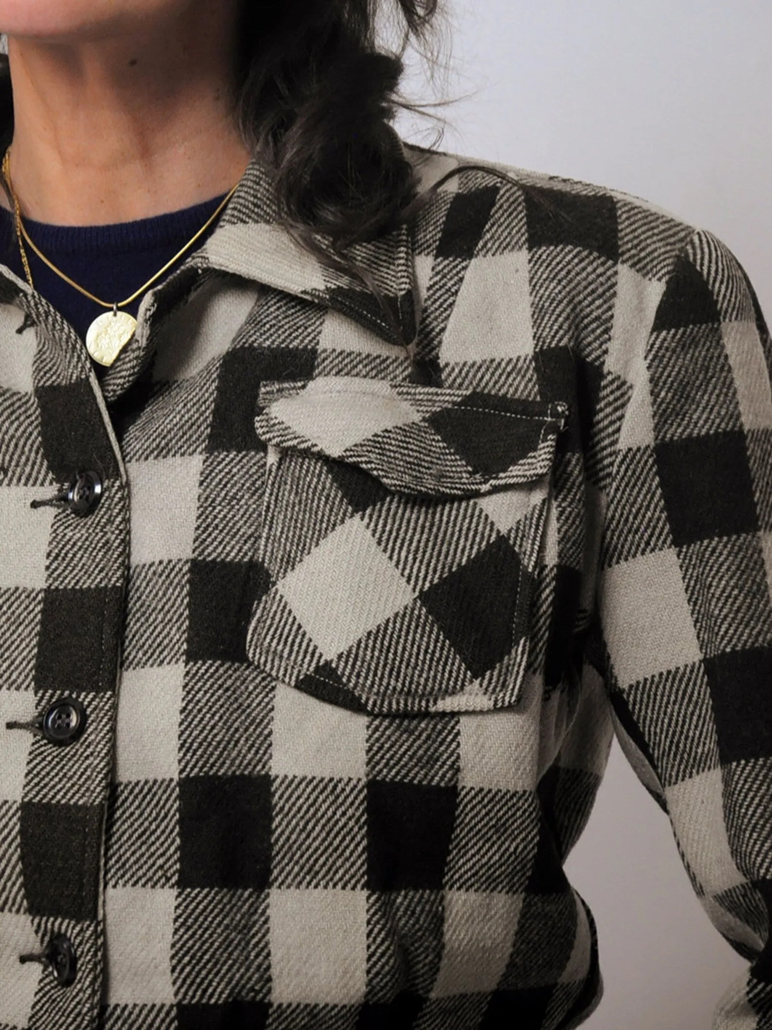 1940's Sno Fo Plaid Wool Jacket