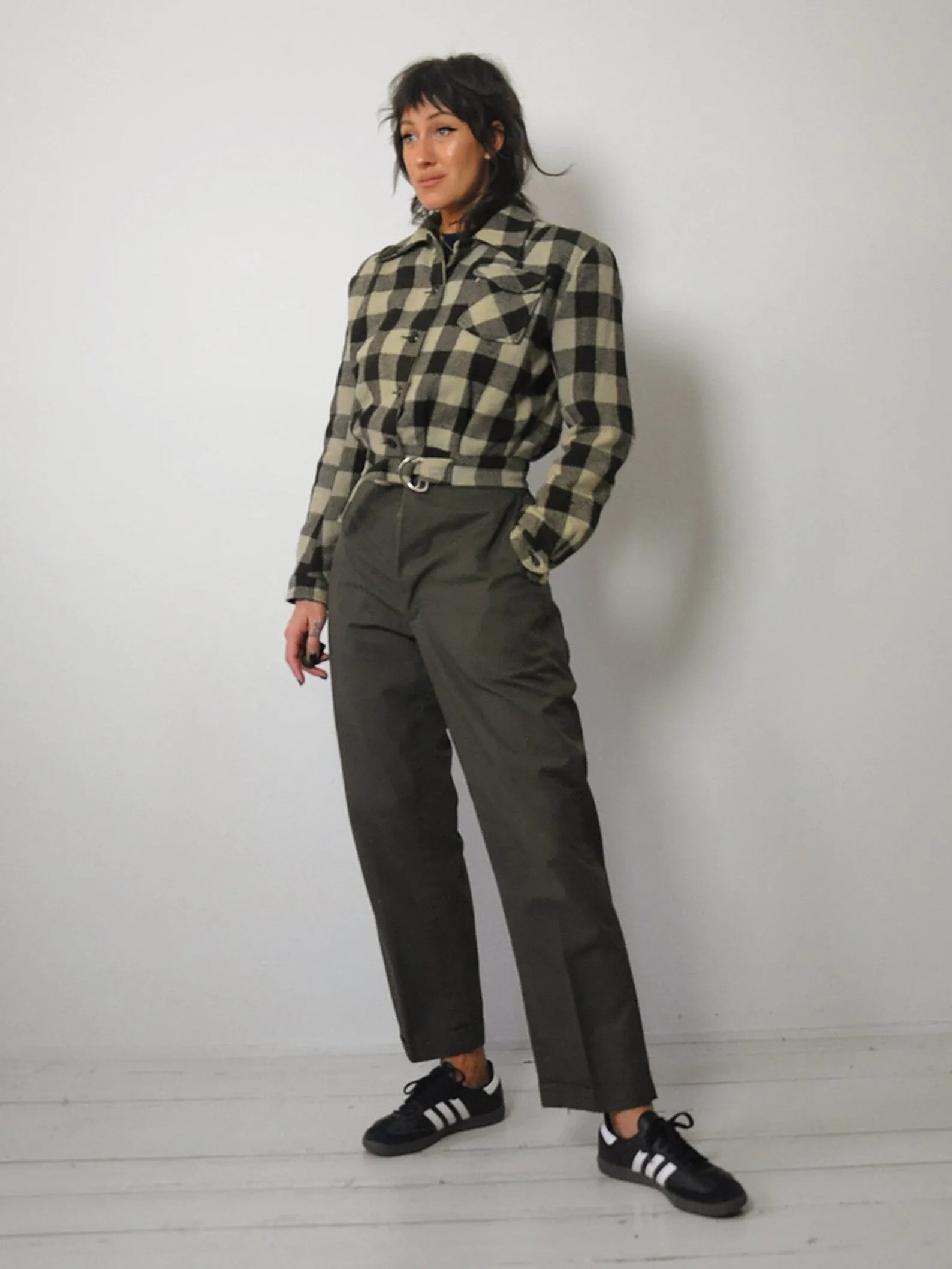 1940's Sno Fo Plaid Wool Jacket