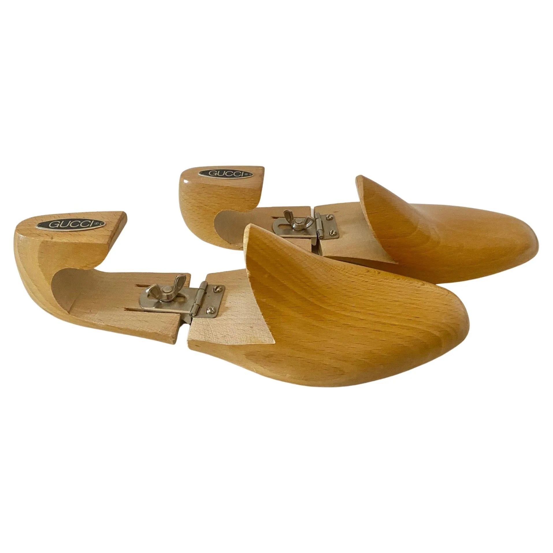 1960s Gucci New York Wooden Shoe Trees