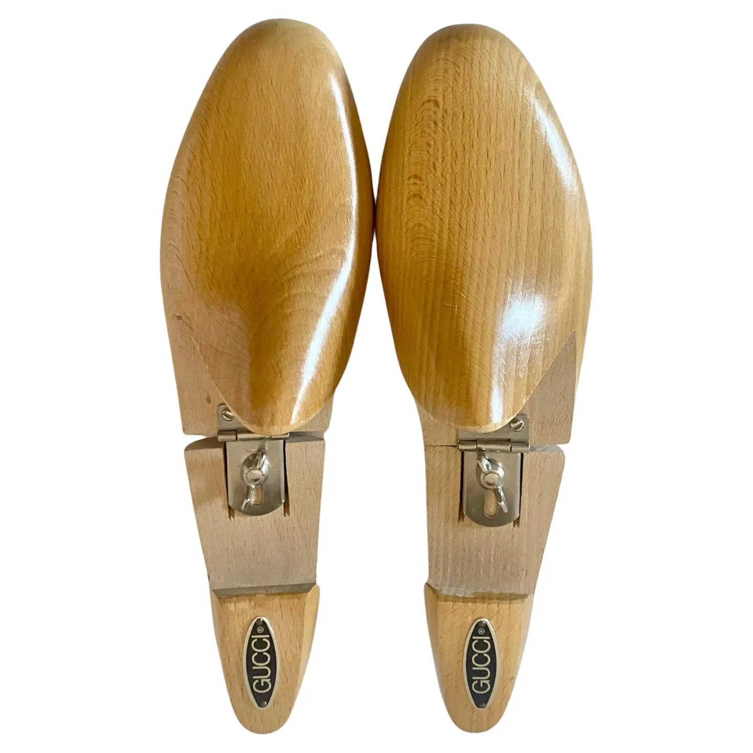 1960s Gucci New York Wooden Shoe Trees