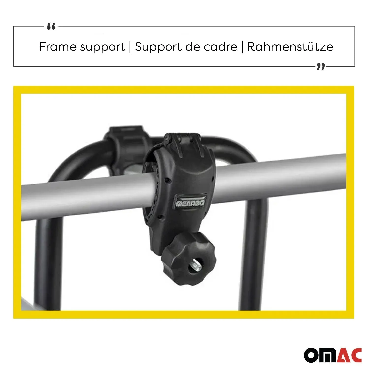 1997-2003 BMW 5 Series E39 Alu 2 Bike Rack Carrier Trunk Bike Rack Black Gray