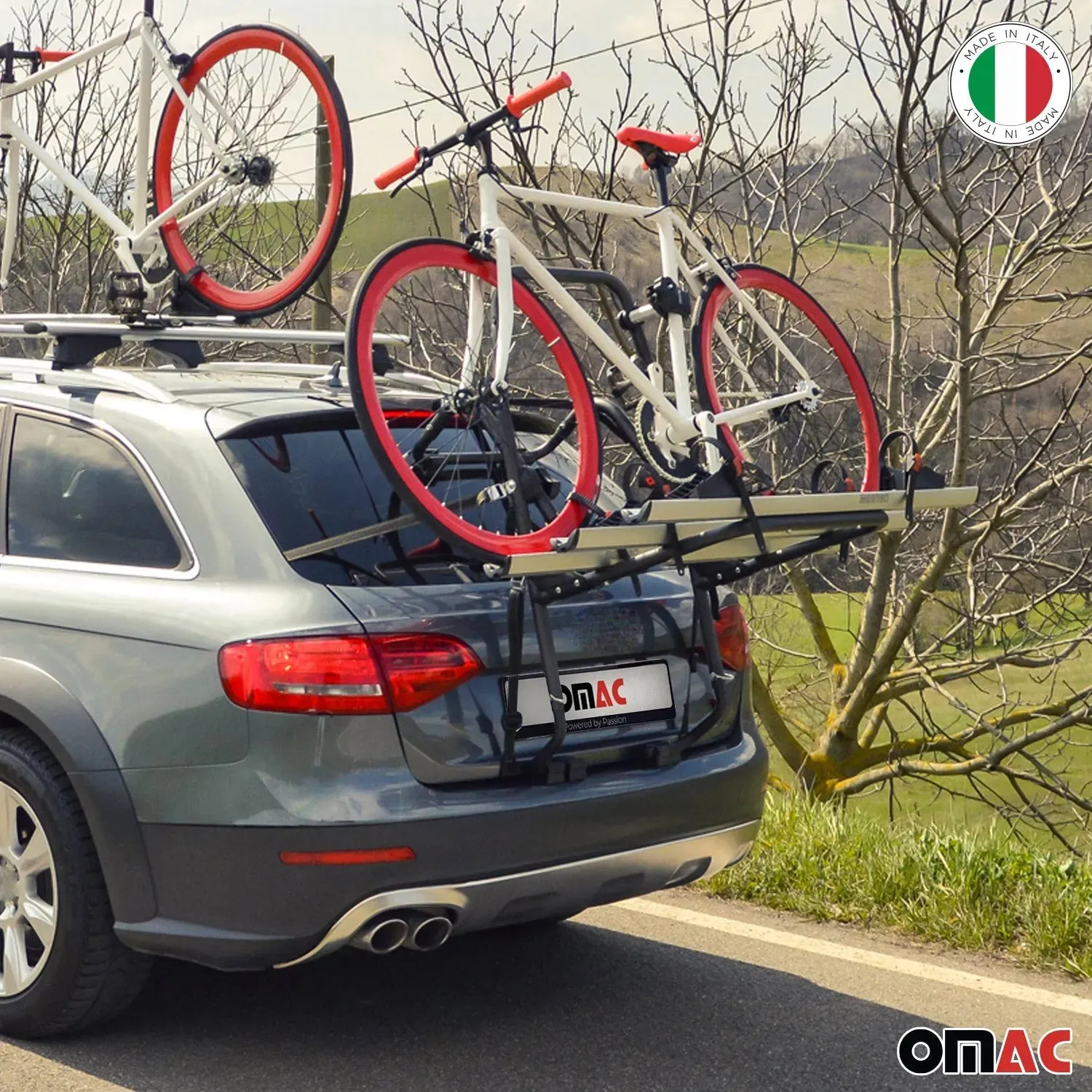 1997-2003 BMW 5 Series E39 Alu 2 Bike Rack Carrier Trunk Bike Rack Black Gray