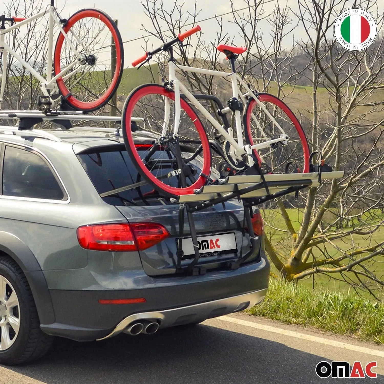 1998-2001 VW Passat B5 Alu 2 Bike Rack Carrier Trunk Bike Rack Black Gray