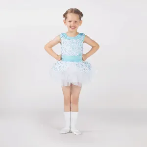 1st Position Sequin Bodice Tutu with Collar and Peplum