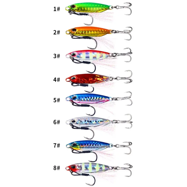 2 PCS HENGJIA Shore Casting Lead Fish Long-distance Casting Sinker Double Hook Lure, Size: 32g(6)