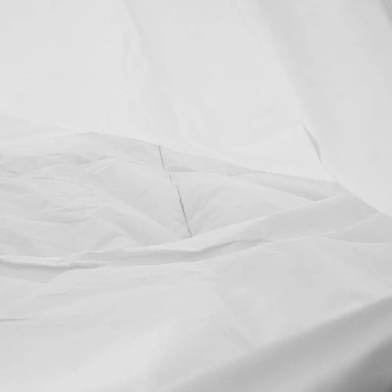 200 Thread Count Flap 100% Cotton Duvet Cover - White