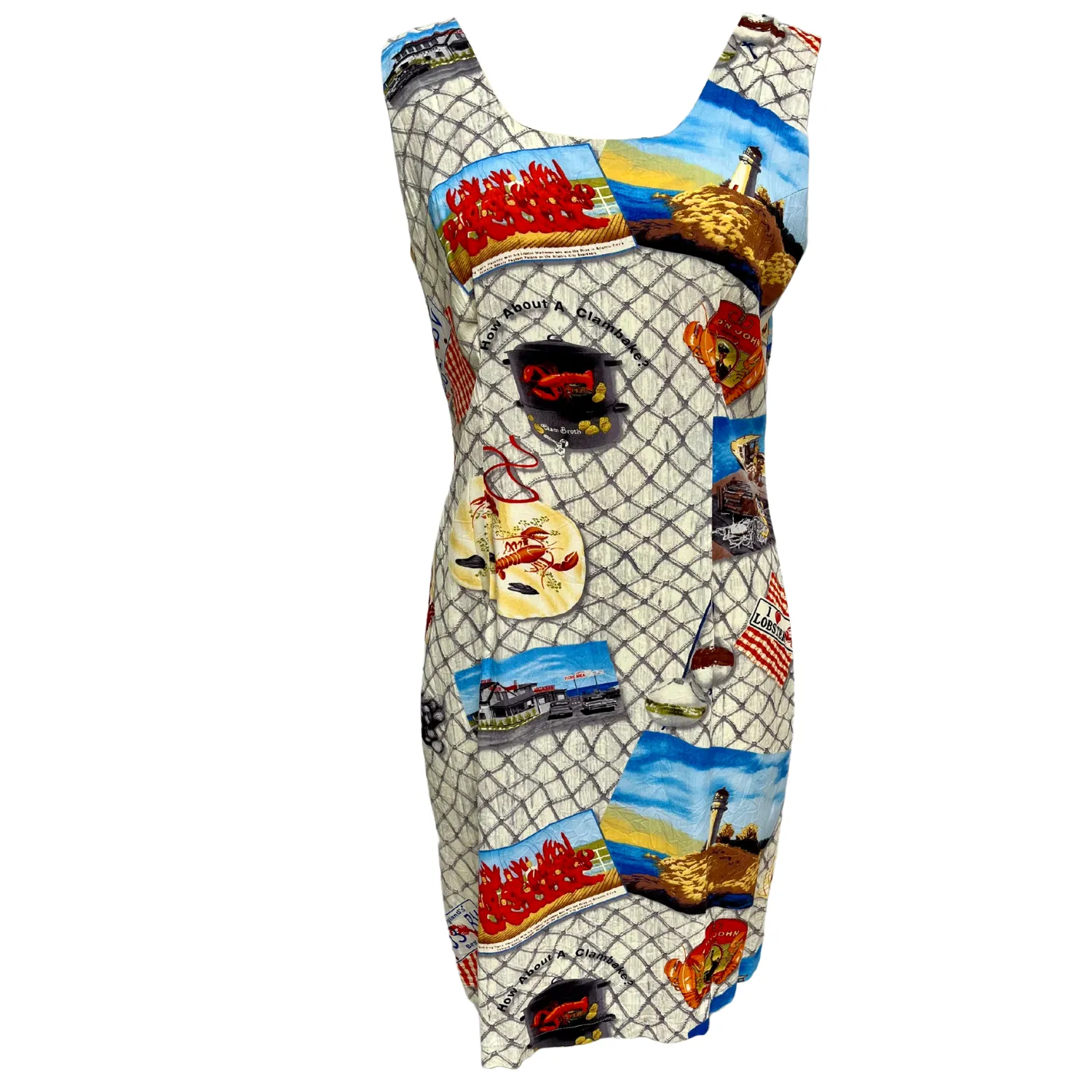 2000's Lobster Net Marilyn Dress