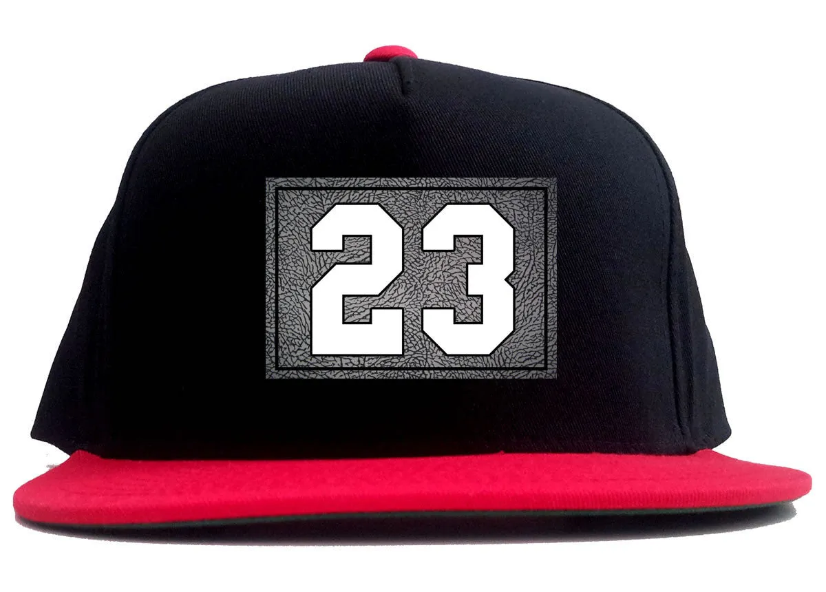 23 Cement Jersey 2 Tone Snapback Hat