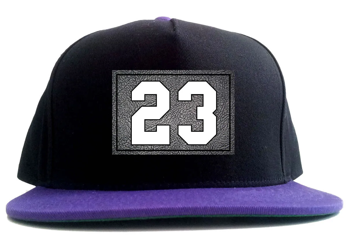 23 Cement Jersey 2 Tone Snapback Hat