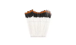 24 Piece Draw Paint Brushes Set Kit