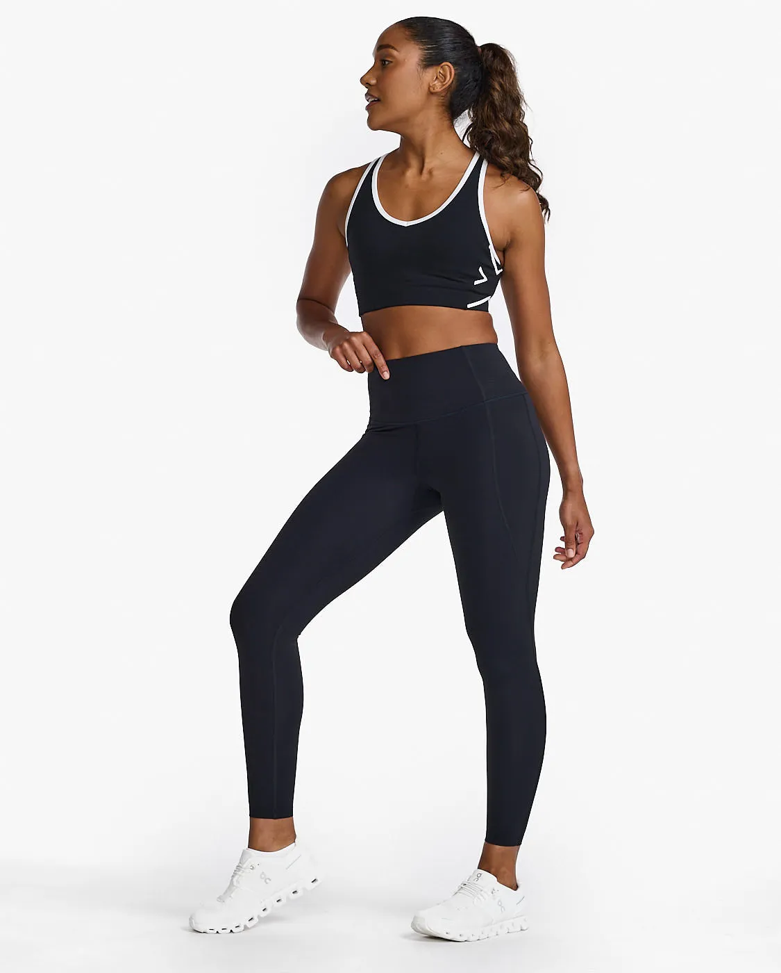 2XU Women&#x27;s Form Hi-Rise Comp Tights Black/Black | Buy 2XU Women&#x27;s Form Hi-Rise Comp Tights Black/Black here | Outnorth