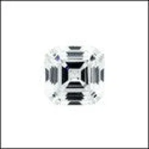 3 Ct Royal Asscher Cubic Zirconia CZ Loose stone