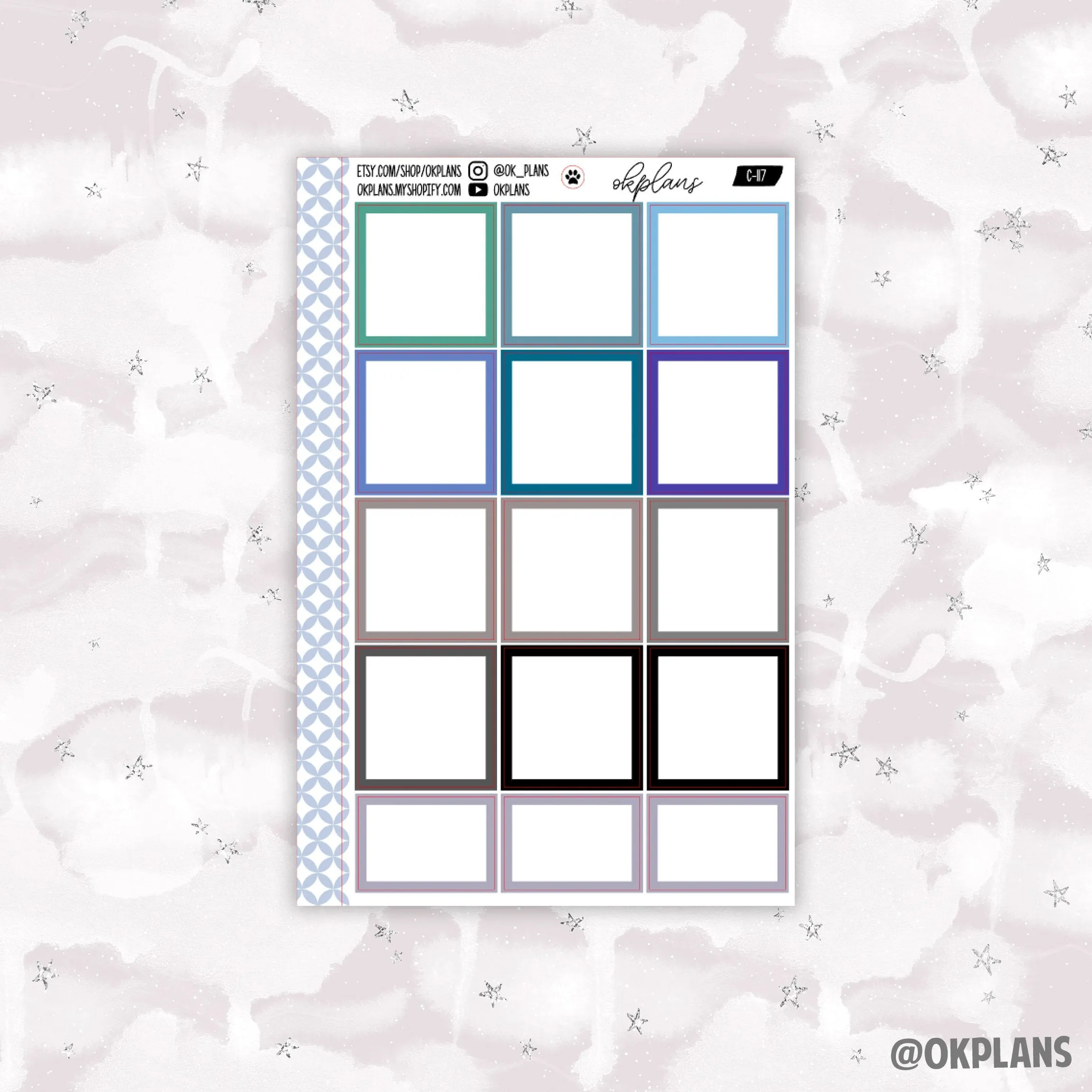 3 HOUR 1.5 inch Label // EC 7x9 Daily Duo or Hourly