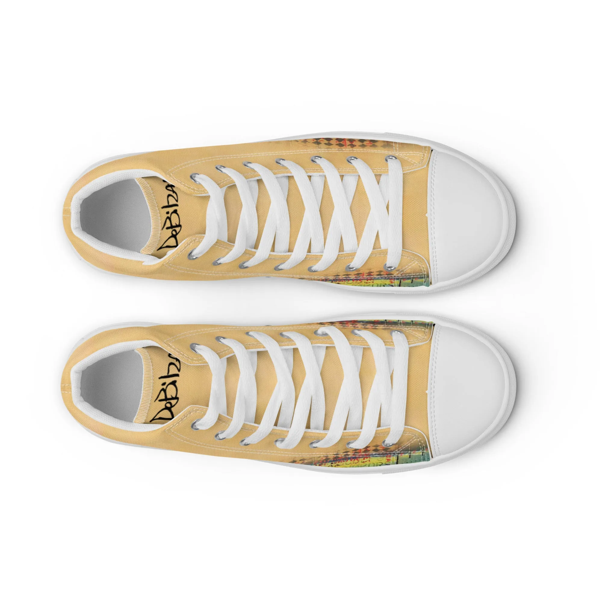 3 of hearts Women’s high top canvas shoes